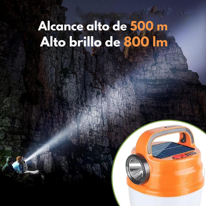 LÁMPARA SOLAR RECARGABLE