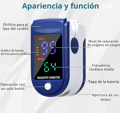 OXÍMETRO DÍGITAL PLUS